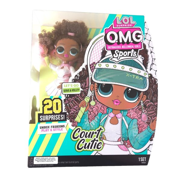 L.O.L. Surprise! OMG Sports Series Court Cutie Doll Multiple Fashion Accessories - Picture 1 of 13